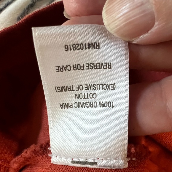 Garnet Hill 3/4 sleeve shift dress, dusty soft red, Medium - Picture 7 of 9